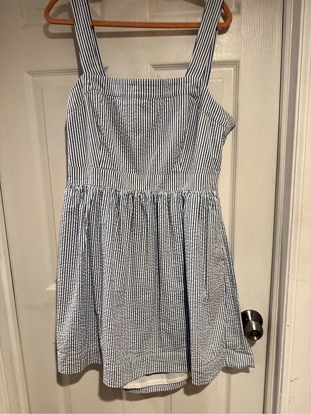 J.Crew Striped Mini Dress in Blue & White Size XXL